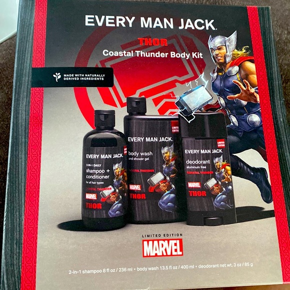 Marvel Grooming Every Man Jack Thor Body Kit New Poshmark